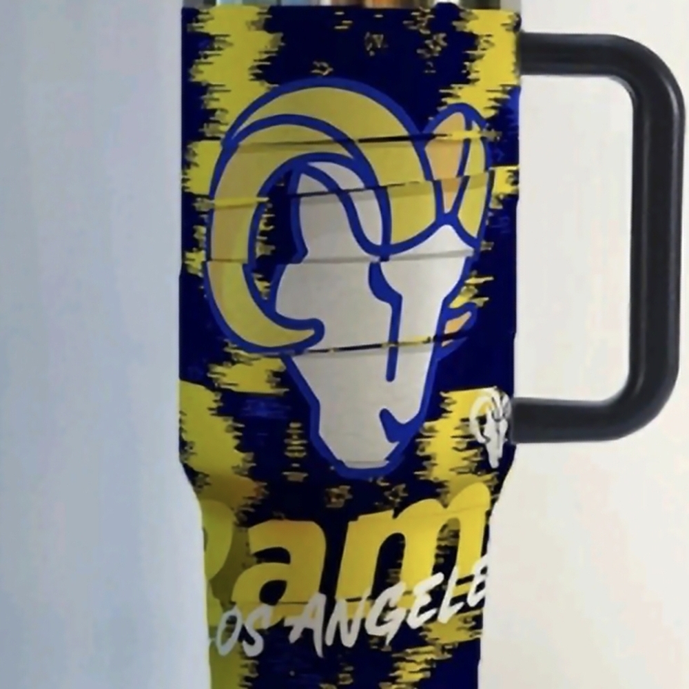 Los Angeles Rams Insulated Travel Mug - Navy & Gold